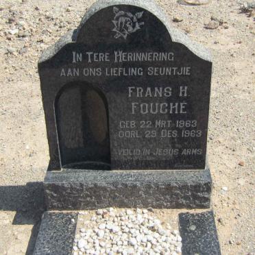 FOUCHÉ Frans H. 1963-1963