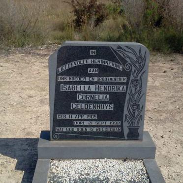 GELDENHUYS Isabella Hendrika Cornelia 1905-1992