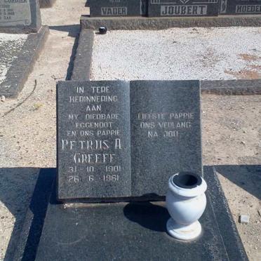 GREEFF Petrus A.1901-1961