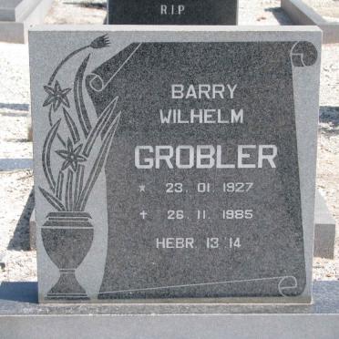 GROBLER Barry Wilhelm 1927-1985