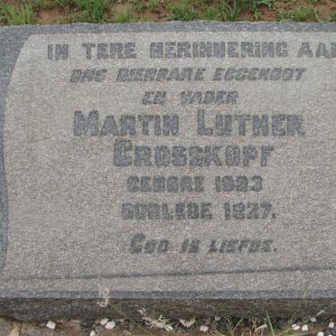 GROSSKOPF Martin Luther 18?3-1927
