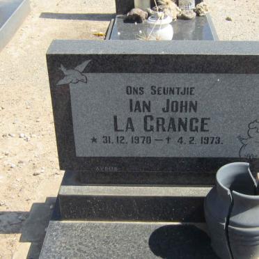 GRANGE Ian John, la 1970-1973