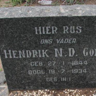 GOUWS Hendrik N.D. 1844-1934