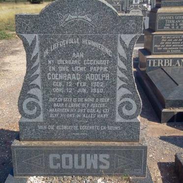 GOUWS Coenraad Adolph 1902-1950
