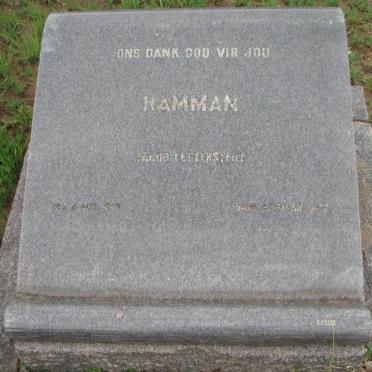 HAMMAN Jacob Letterstedt 1829-1872