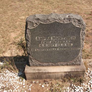 MUNTINGH Ampke nee DEHENAH 1817-1894