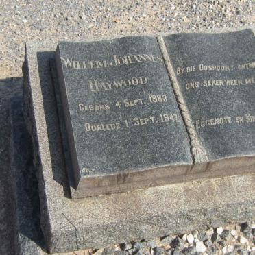 HAYWOOD Willem Johannes 1883-1947