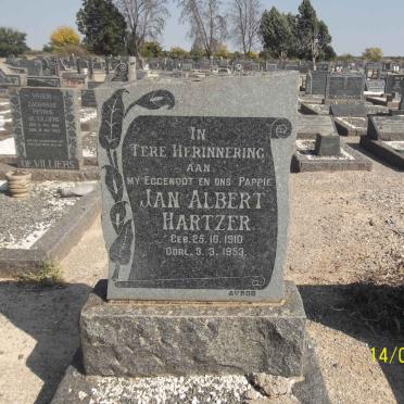 HARTZER Jan Albert 1910-1953
