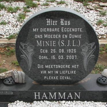 HAMMAN S.J.L. 1925-2007