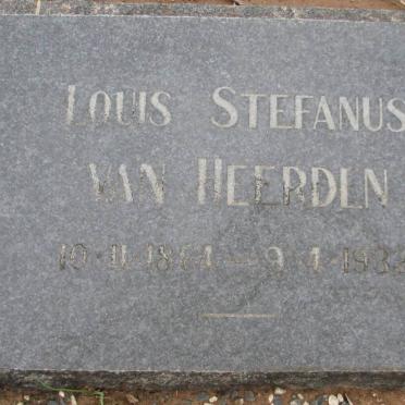 HEERDEN Louis Stefanus, van 1864-1932