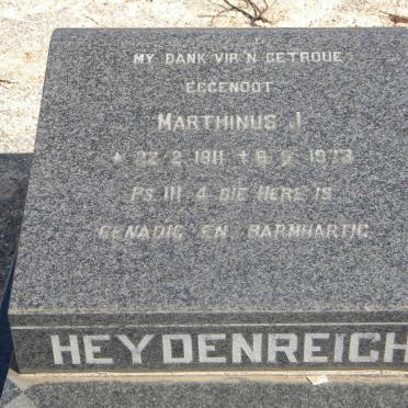 HEYDENREICH Marthinus J. 1911-1973