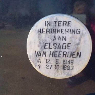 HEERDEN Elsabe, van 1948-1993