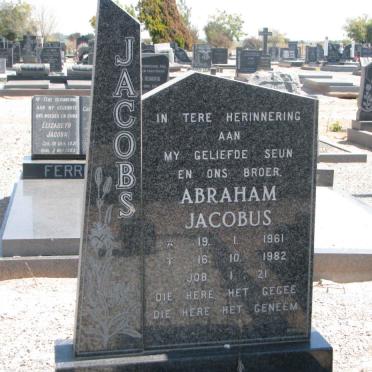 JACOBS Abraham Jacobus 1961-1982