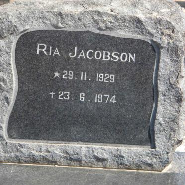 JACOBSON Ria 1929-1974