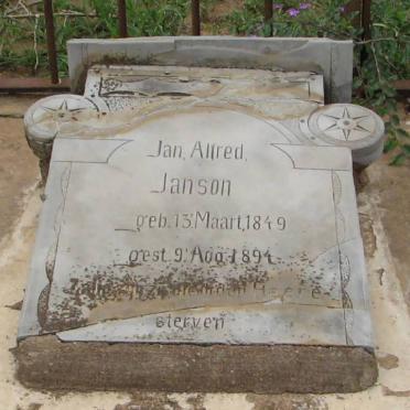 JANSON Jan Alfred 1849-1894