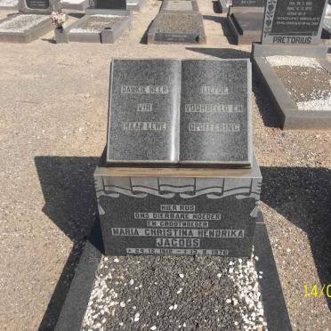JACOBS Maria Christina Hendrika 1912-1976