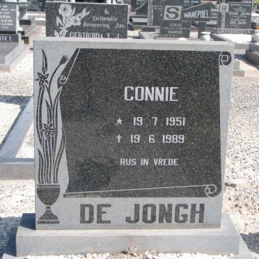 JONGH Connie, de 1951-1989