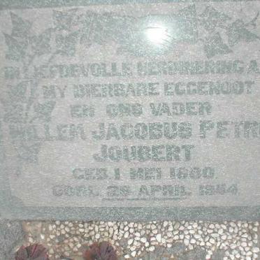 JOUBERT Willem Jacobus Petrus 1880-1954