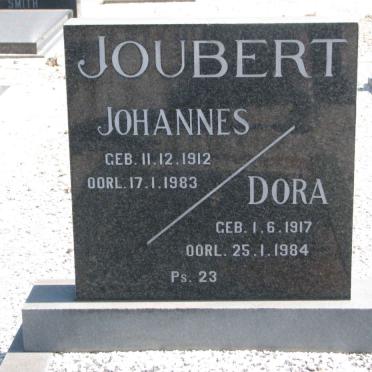 JOUBERT Johannes 1912-1983 &amp; Dora 1917-1984