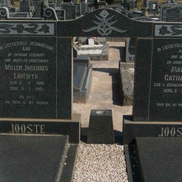 JOOSTE Willem Johannes Lodewyk 1883-1961 &amp; Maria Catharina V. SCHALKWYK 1893-1965