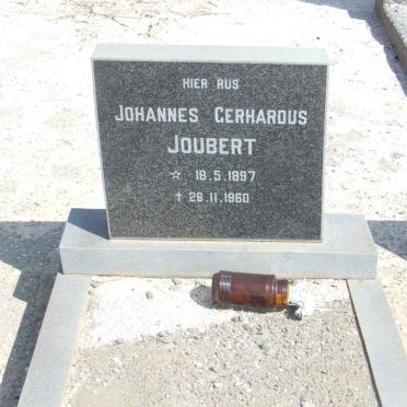 JOUBERT Johannes Gerhardus 1897-1960