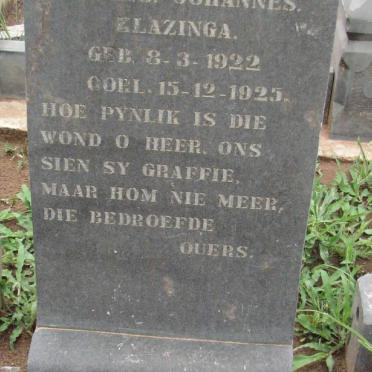 KLAZINGA Cornelus Johannes 1922-1925