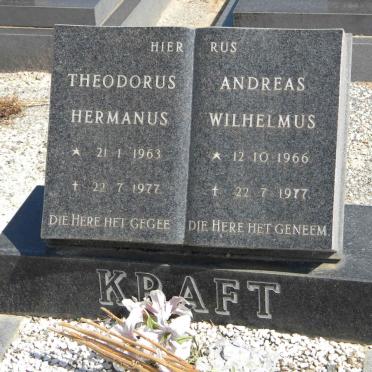 KRAFT Theodorus Hermanus 1963-1977 :: KRAFT Andreas Wilhelmus 1966-1977