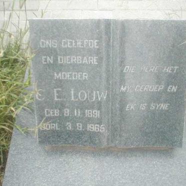 LOUW C.E. 1891-1965
