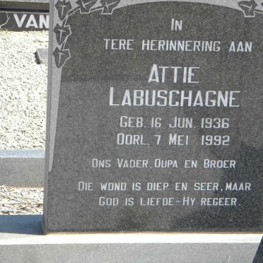 LABUSCHAGNE Attie 1936-1992