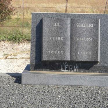 LERM Scheepers 1904-1976 &amp; Elie 1897-1972 