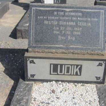 LUDIK Hester Susanna 1887-1966