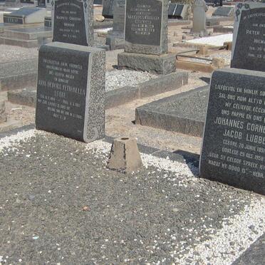 LUBBE Johannes Cornelius Jacob 1891-1958 &amp; Anna Debora Petronella 1884-1967