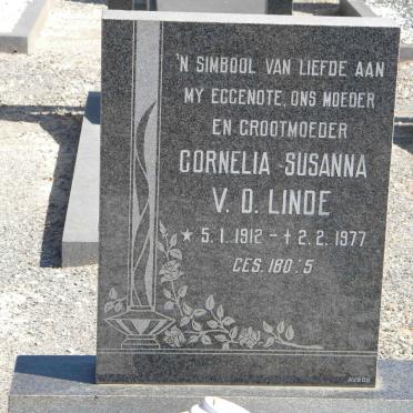 LINDE Cornelia Susanna, v.d. 1912-1977