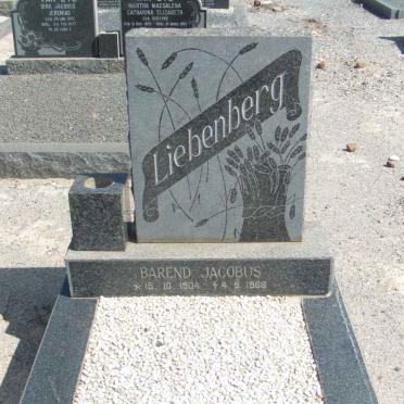 LIEBENBERG Barend Jacobus 1904-1966