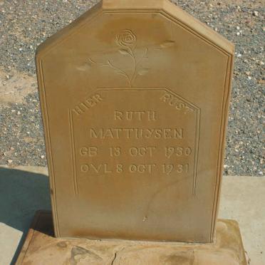 MATTHYSEN Ruth 1930-1931