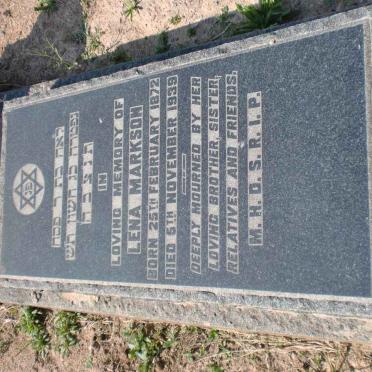 MARKSON Lena 1872-1939