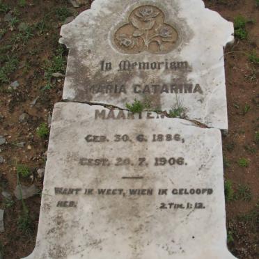 MAARTENS Maria Catarina 1886-1906