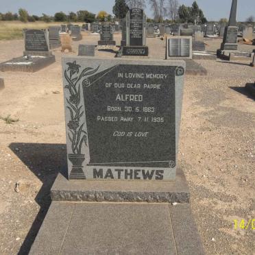 MATHEWS Alfred 1863-1935