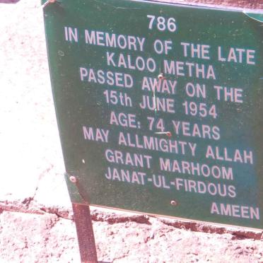 METHA Kaloo -1954