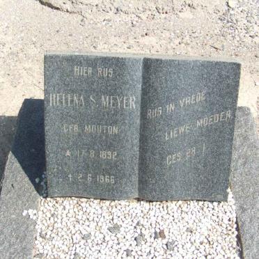MEYER Helena S. nee MOUTON 1892-1966