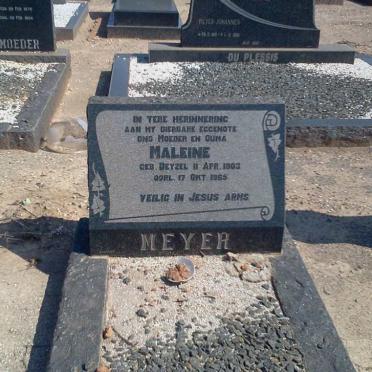 MEYER Maleine nee DEYZEL 1903-1965