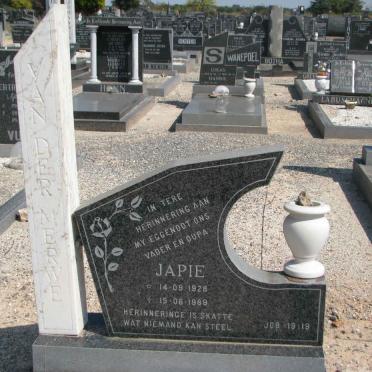 MERWE Japie, van der 1928-1989