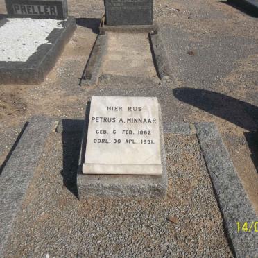 MINNAAR Petrus A. 1862-1931