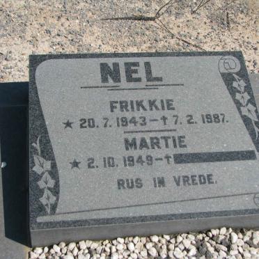 NEL Frikkie 1943-1987 &amp; Martie 1949-