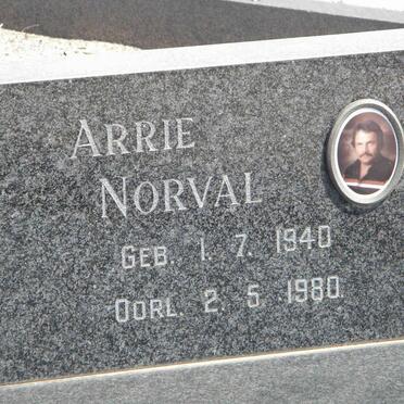 NORVAL Arnoldus Petrus 1940-1980