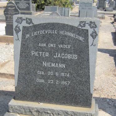 NIEMANN Pieter Jacobus 1874-1957