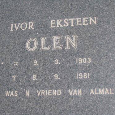 OLEN Ivor Eksteen 1903-1981