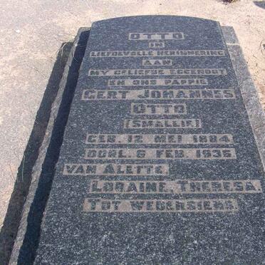 OTTO Gert Johannes 1884-1935