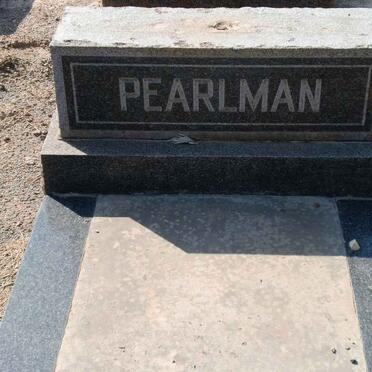 PEARLMAN William Gershon -1954