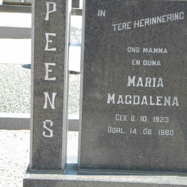 PEENS Maria Magdalena 1923-1980